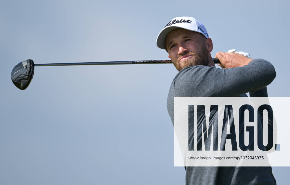 Mandatory Credit: Photo by Greig Cowie Shutterstock (14015622z) Wyndham Clark on the 2nd Tee The British Open Championship, Day One, Golf, Royal Liverpool Golf Club, Liverpool, UK - 20 Jul 2023 The British Open Championship, Day One, Golf, Royal Liverpool Golf Club, Liverpool, UK - 20 Jul 2023