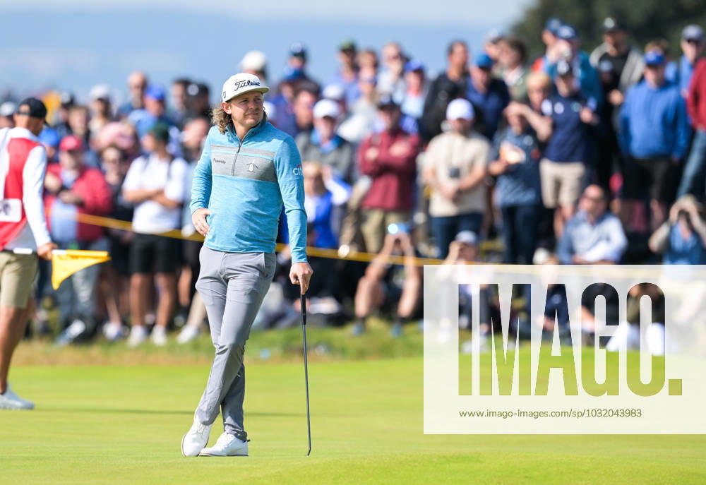 Mandatory Credit: Photo by Greig Cowie Shutterstock (14015622m) Cameron Smith on the 1st Green The British Open Championship, Day One, Golf, Royal Liverpool Golf Club, Liverpool, UK - 20 Jul 2023 The British Open Championship, Day One, Golf, Royal Liverpool Golf Club, Liverpool, UK - 20 Jul 2023