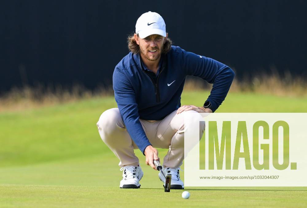 Mandatory Credit: Photo by Greig Cowie Shutterstock (14015622aa) Tommy Fleetwood on the 1st Green The British Open Championship, Day One, Golf, Royal Liverpool Golf Club, Liverpool, UK - 20 Jul 2023 The British Open Championship, Day One, Golf, Royal Liverpool Golf Club, Liverpool, UK - 20 Jul 2023