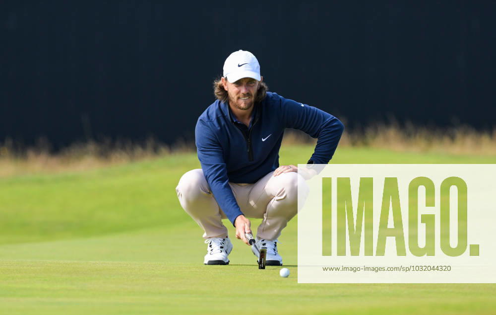 Mandatory Credit: Photo by Greig Cowie Shutterstock (14015622ab) Tommy Fleetwood on the 1st Green The British Open Championship, Day One, Golf, Royal Liverpool Golf Club, Liverpool, UK - 20 Jul 2023 The British Open Championship, Day One, Golf, Royal Liverpool Golf Club, Liverpool, UK - 20 Jul 2023