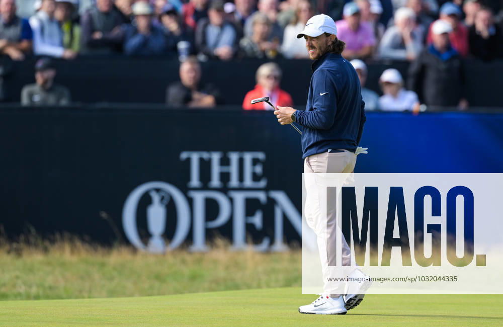Mandatory Credit: Photo by Greig Cowie Shutterstock (14015622ae) Tommy Fleetwood on the 1st Green The British Open Championship, Day One, Golf, Royal Liverpool Golf Club, Liverpool, UK - 20 Jul 2023 The British Open Championship, Day One, Golf, Royal Liverpool Golf Club, Liverpool, UK - 20 Jul 2023