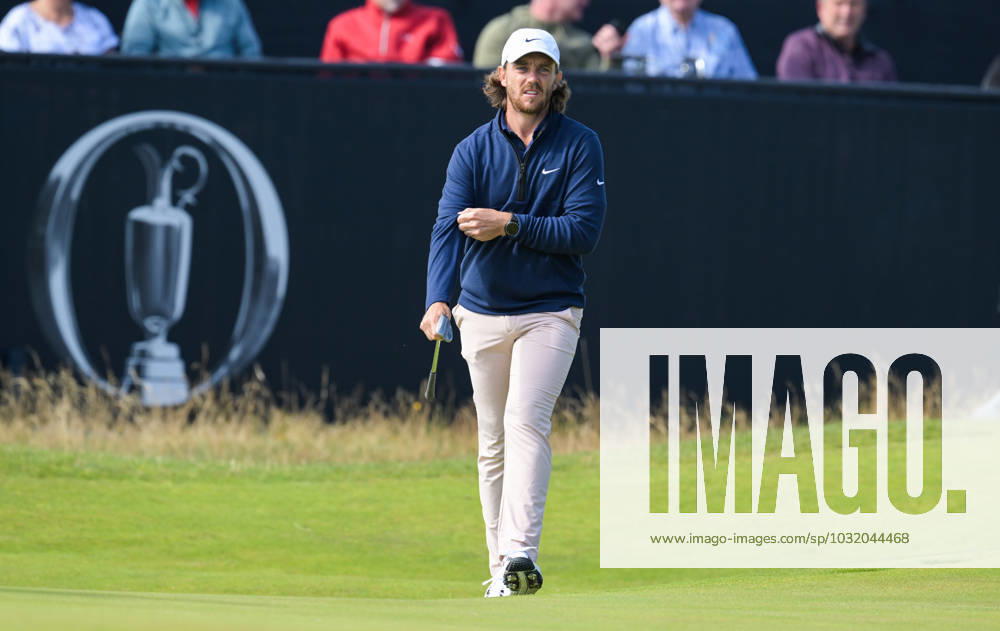 Mandatory Credit: Photo by Greig Cowie Shutterstock (14015622aq) Tommy Fleetwood on the 1st Green The British Open Championship, Day One, Golf, Royal Liverpool Golf Club, Liverpool, UK - 20 Jul 2023 The British Open Championship, Day One, Golf, Royal Liverpool Golf Club, Liverpool, UK - 20 Jul 2023