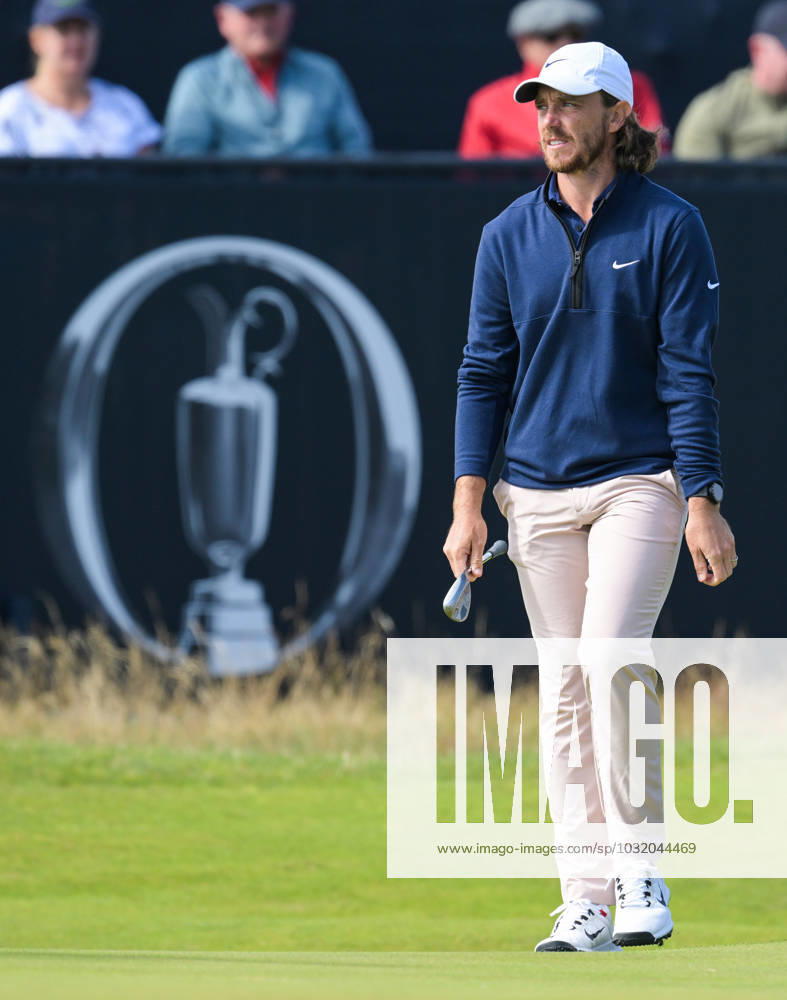 Mandatory Credit: Photo by Greig Cowie Shutterstock (14015622ar) Tommy Fleetwood on the 1st Green The British Open Championship, Day One, Golf, Royal Liverpool Golf Club, Liverpool, UK - 20 Jul 2023 The British Open Championship, Day One, Golf, Royal Liverpool Golf Club, Liverpool, UK - 20 Jul 2023
