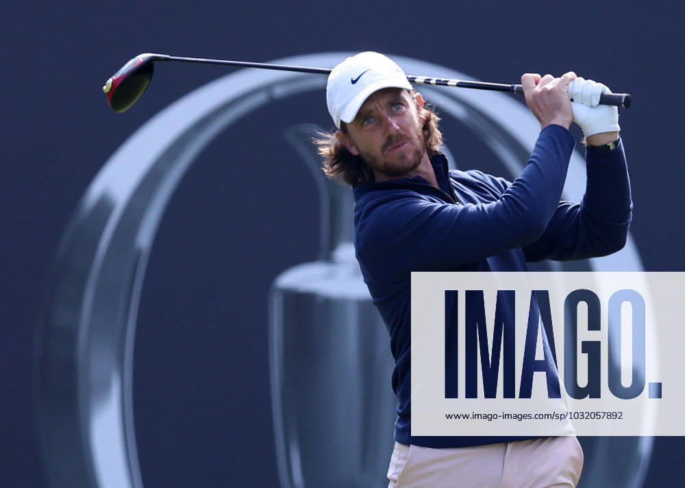20th July 2023; Royal Liverpool Golf Club, Hoylake, Merseyside, England: The Open Championship Round 1; Tommy Fleetwood (ENG) on the tee pf the 1st hole ActionPlus12532745 DavidxBlunsden