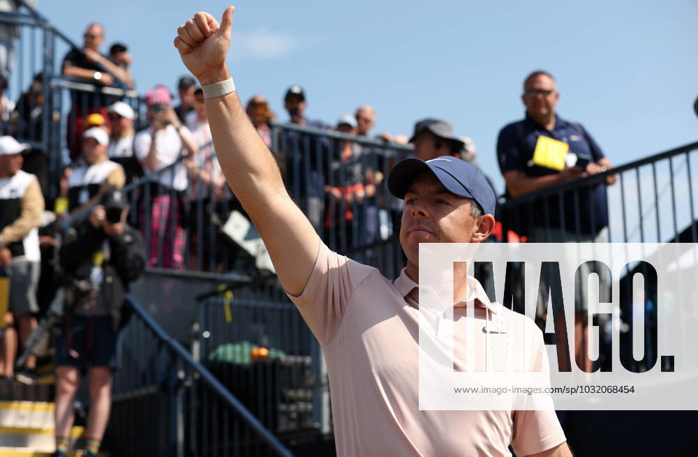 20th July 2023; Royal Liverpool Golf Club, Hoylake, Merseyside, England: The Open Championship Round 1; Rory McIlroy (NIR) asks for a referee for a free drop after a wild tee shot on the 2nd hole ActionPlus12532861 DavidxBlunsden