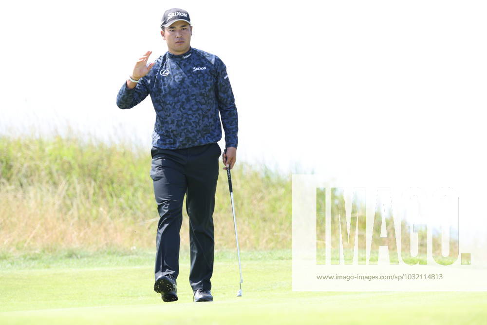Japan s Hideki Matsuyama during the day 1 of the 2023 British Open Golf Championship at the Royal Liverpool Golf Club in Wirral, England, on July 20, 2023. Noxthirdxpartyxsales (224539048)