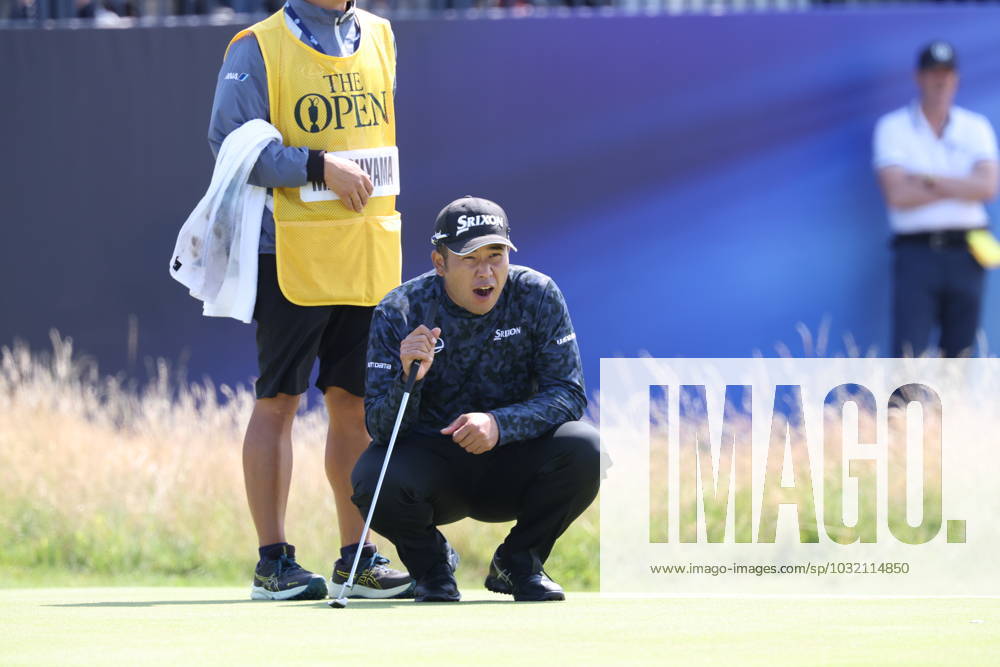Japan s Hideki Matsuyama during the day 1 of the 2023 British Open Golf Championship at the Royal Liverpool Golf Club in Wirral, England, on July 20, 2023. Noxthirdxpartyxsales (224539051)