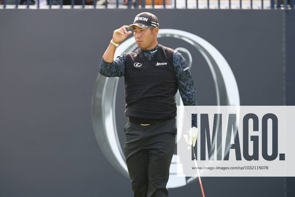 Japan s Hideki Matsuyama during the day 1 of the 2023 British Open Golf Championship at the Royal Liverpool Golf Club in Wirral, England, on July 20, 2023. Noxthirdxpartyxsales (224540061)