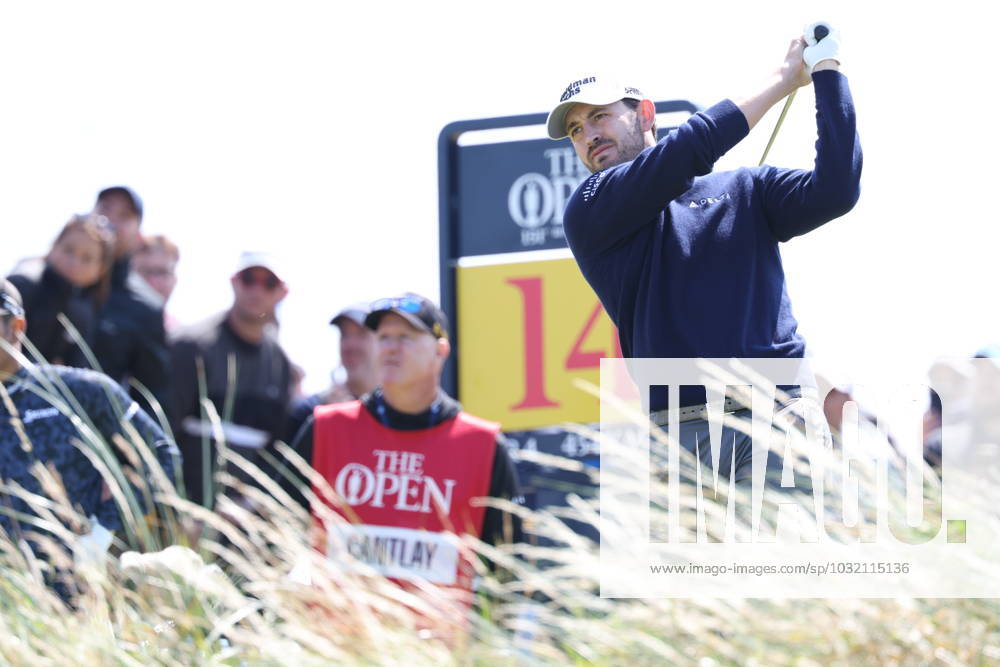 United States Patrick Cantlay on the 14th hole during the day 1 of the 2023 British Open Golf Championship at the Royal Liverpool Golf Club in Wirral, England, on July 20, 2023. Noxthirdxpartyxsales (224540323)
