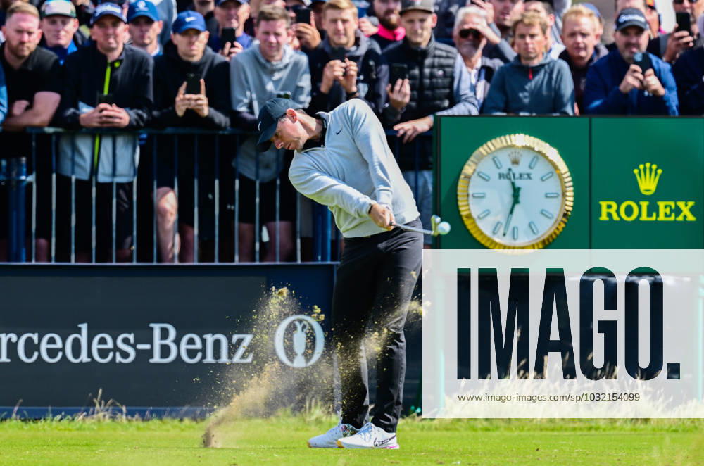 Mandatory Credit: Photo by Greig Cowie Shutterstock (14015627al) Rory McIlroy on the 6th Tee The British Open Championship, Day Two, Golf, Royal Liverpool Golf Club, Liverpool, UK - 21 Jul 2023 The British Open Championship, Day Two, Golf, Royal Liverpool Golf Club, Liverpool, UK - 21 Jul 2023