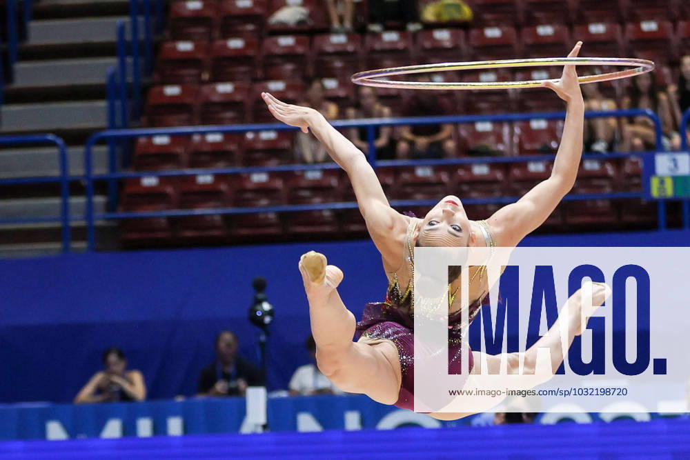 KW29 BEREZINA Polina (ESP) during 2023 Rhythmic gymnastics, Rhythmische Sportgymnastik, RSG - World Cup, Gymnastics in Milan, Italy, July 21 2023