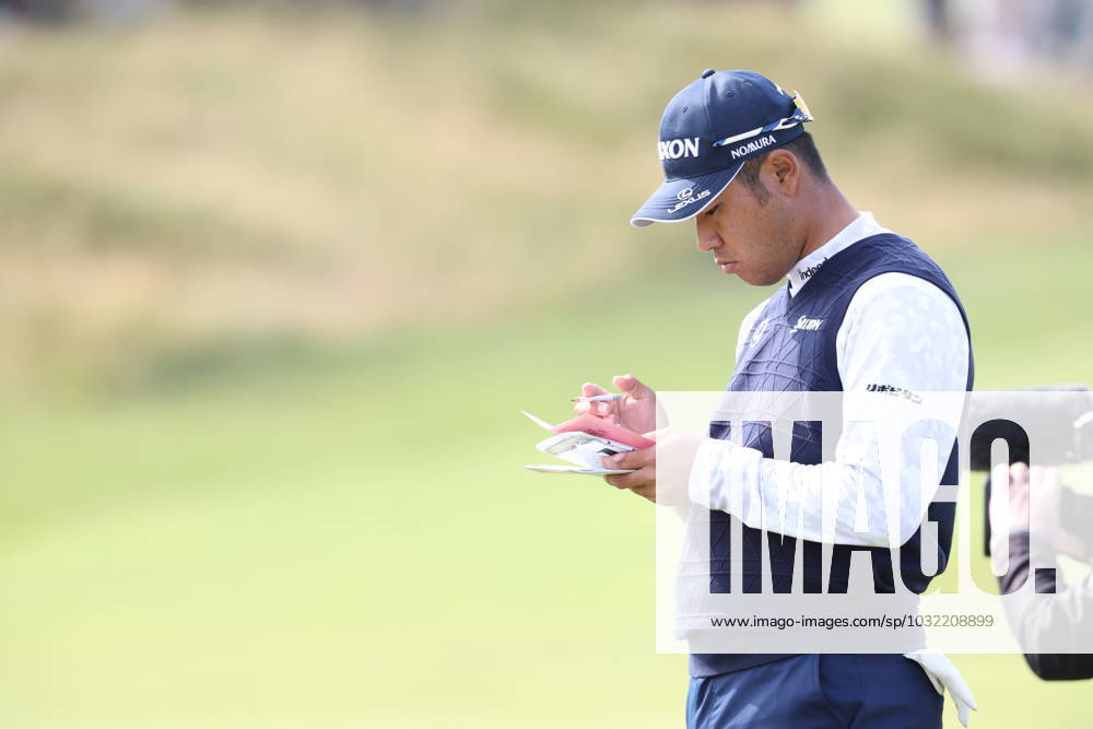 Japan s Hideki Matsuyama during the day 2 of the 2023 British Open Golf Championship at the Royal Liverpool Golf Club in Wirral, England, on July 21, 2023. Noxthirdxpartyxsales (224645270)