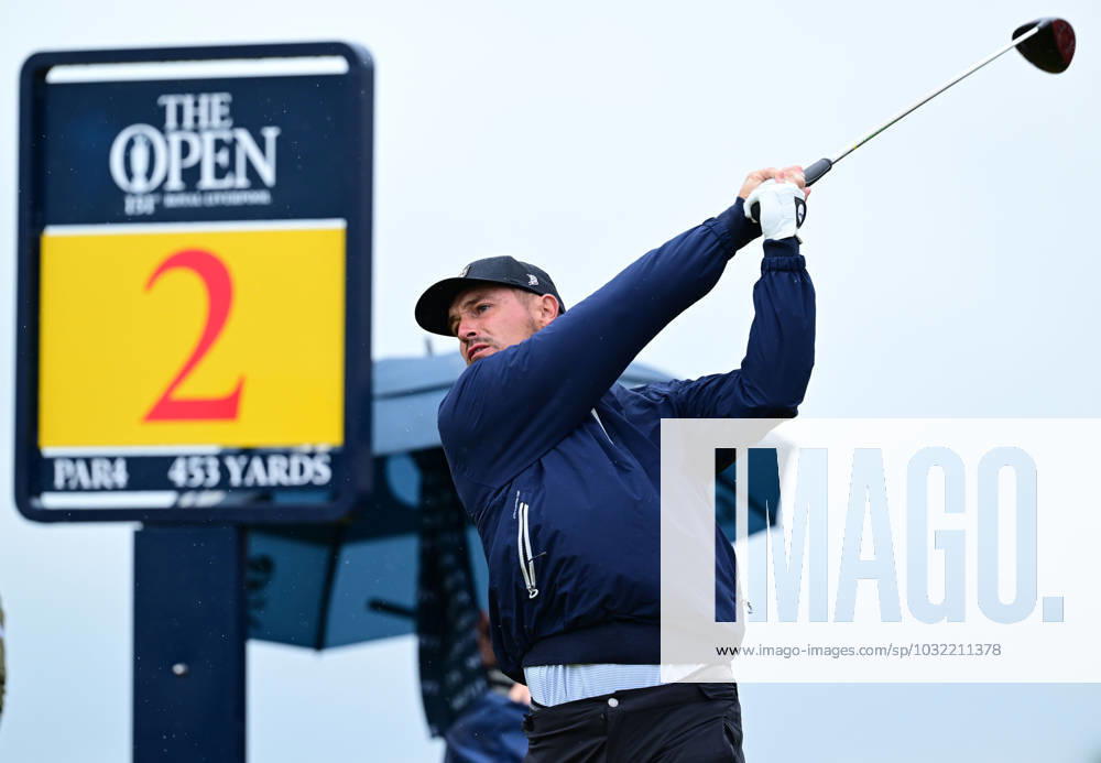 Mandatory Credit: Photo by Greig Cowie Shutterstock (14015635ao) Bryson DeChambeau on the 2nd Tee The British Open Championship, Day Three, Golf, Royal Liverpool Golf Club, Liverpool, UK - 22 Jul 2023 The British Open Championship, Day Three, Golf, Royal Liverpool Golf Club, Liverpool, UK - 22 Jul 2023