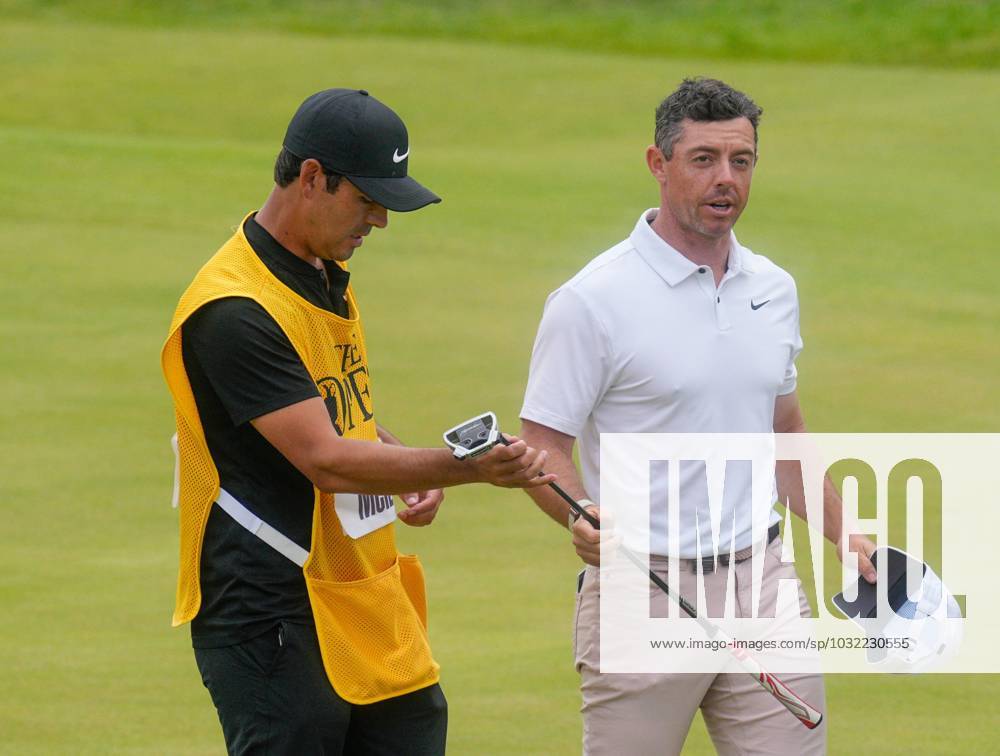 Mandatory Credit: Photo by Dave Shopland Shutterstock (14015636bz) A thoughtful Rory Mcllroy on the 18th The British Open Championship, Day Three, Golf, Royal Liverpool Golf Club, Liverpool, UK - 22 Jul 2023 The British Open Championship, Day Three, Golf, Royal Liverpool Golf Club, Liverpool, UK - 22 Jul 2023