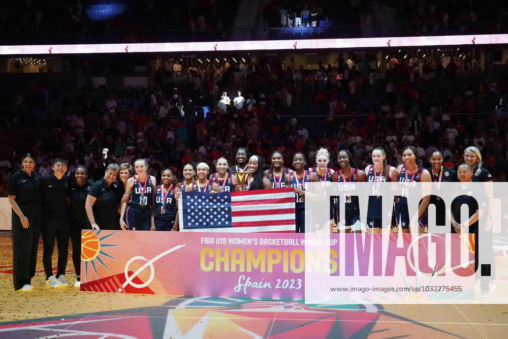 KW29 USA s team celebrates the victory in the FIBA U19 Women World Cup 2023 Championship. July 23,2023. (202307231016)