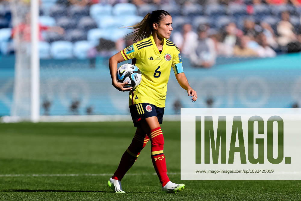 Daniela Montoya of Colombia holds the ball during the Women s World Cup football match between Colombia and South Korea at Allianz Stadium on July 25, 2023 in Sydney, Australia. (Photo by Damian Briggs Speed Media Icon Sportswire) SOCCER: JUL 25 Women s World Cup - Colombia vs South Korea Icon2307250056