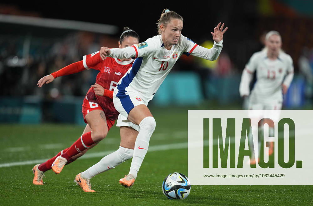 July 25 2023: Caroline Graham Hansen (Norway) controls the ball during a Group A - FIFA Women s World Cup Australia & New Zealand 2023 game, Switzerland vs Norway, at FMG Stadium Waikato, Hamilton, New Zealand. CSM Hamilton New Zealand - ZUMAc04_ 20230725_zma_c04_032
