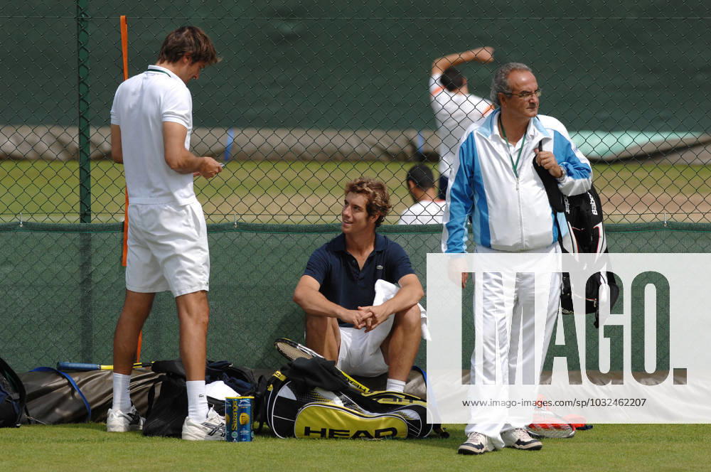 Tennis - Wimbledon Championships 2007 practice - Day Five France s Richard Gasquet during a practice session at The All England Lawn Tennis Championship at Wimbledon in London, UK on June 29, 2007. Photo by Corinne Dubreuil Cameleon ABACAPRESS.COM London