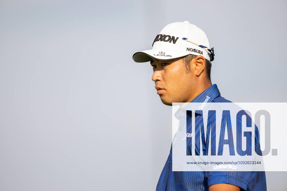 BLAINE, MN - JULY 27: Hideki Matsuyama looks on after hitting a tee shot on the eleventh hole during the first round of the 3M Open at TPC Twin Cities on July 27, 2023 in Blaine, Minnesota. (Photo by Bailey Hillesheim Icon Sportswire) GOLF: JUL 27 PGA, Golf Herren - 3M Open Round 1 Icon2307270033