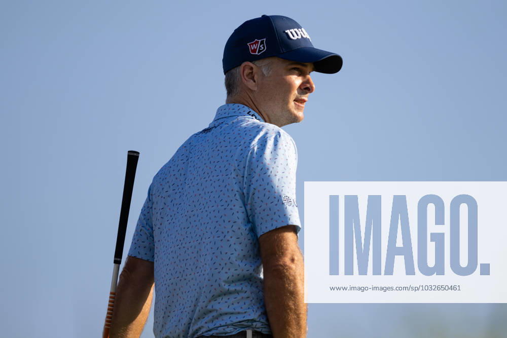 BLAINE, MN - JULY 28: Kevin Streelman looks on from the fourteenth tee box during the second round of the 3M Open at TPC Twin Cities on July 28, 2023 in Blaine, Minnesota. (Photo by Bailey Hillesheim Icon Sportswire) GOLF: JUL 28 PGA, Golf Herren - 3M Open Round 2 Icon2307280013