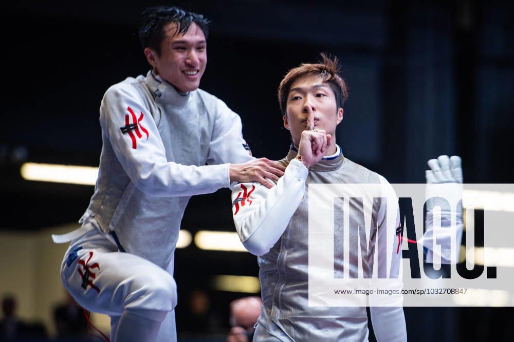 KW30 Sword - FIE Senior Fencing World Championships - day9 Foto Matteo Arnoul 30 07 2023 Milano (Italia) - - & xA;Campionati Mondiali Seniores di Scherma a Milano. Nella foto: Hong Kong vs Italia. Pics Matteo Arnoul 30th July 2023 Milan (Italy) - Sport - World Senior Fencing Championships in Milan. In the picture: Hong Kong vs Italy Milan Centro Congressi MiCo Italy