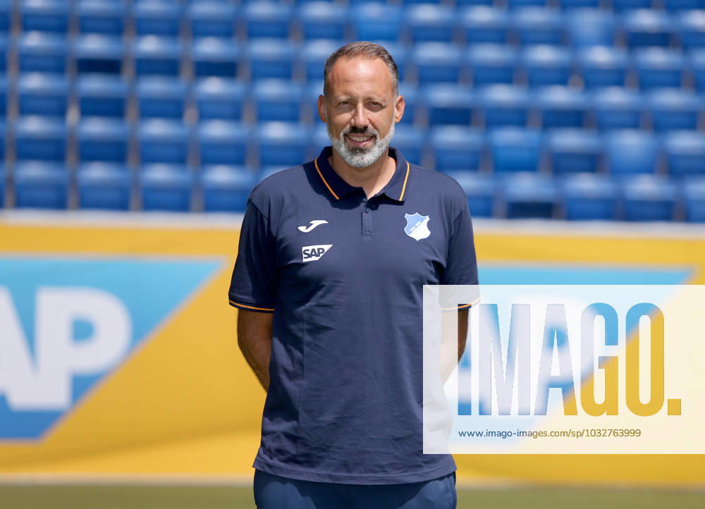 Pelegrino Matarazzo Head coach , TSG 1899 Hoffenheim Porträttermin TSG 1899 Hoffenheim 2023 2024 Zuzenhausen, GER, 01 08 2023 ,Football 1 Bundesliga 2023 2024 Editorial use only
