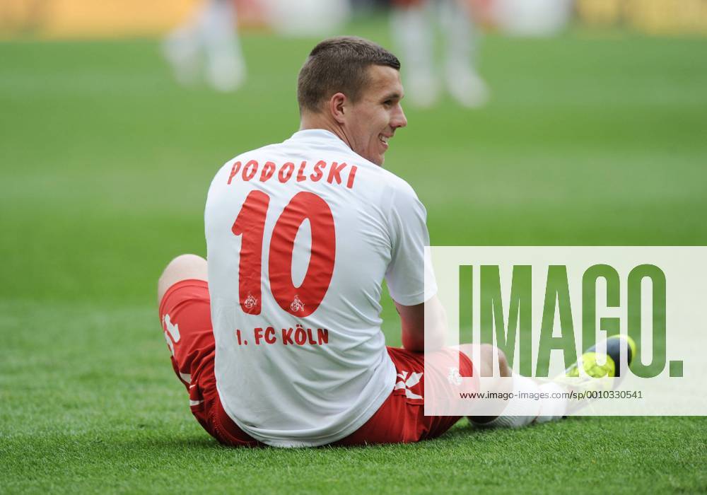 Fussball, Saison 2011-2012, 1. Bundesliga, 29. Spieltag, 1. FC Köln - SV Werder Bremen 1-1, Lukas Podolski (1.FC Köln)