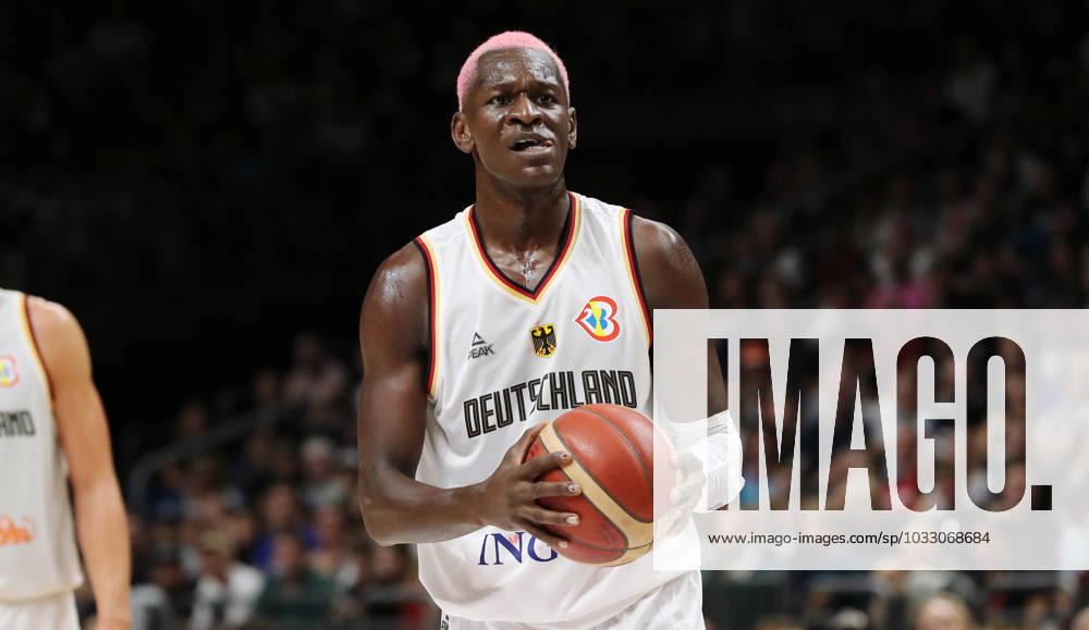 Isaac Bonga GER action upper body sport basketball DBB national team men international match season 2023 2024 09 08 2023 Germany GER vs Canada CAN