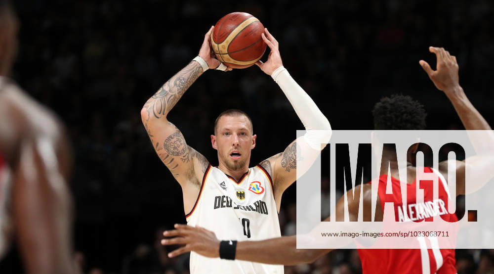 Daniel Theis GER action upper body sport basketball DBB national team men international match season 2023 2024 09 08 2023 Germany GER vs Canada CAN