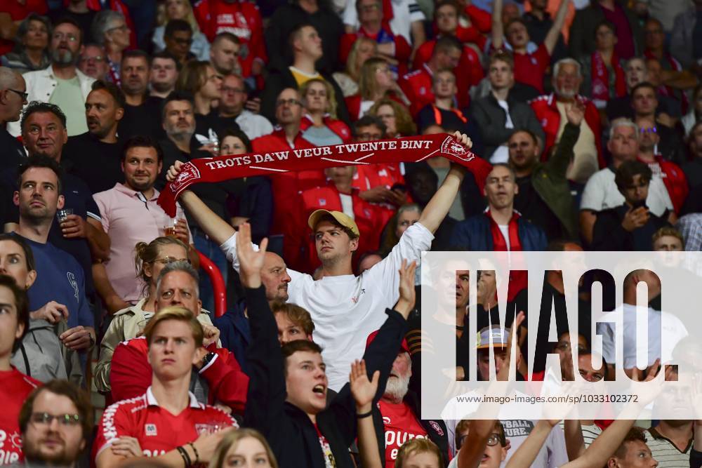 ENSCHEDE, Stadium Grolsch Veste, 10-08-2023 , season 2023 2024 , UEFA Conference League. during the match FC Twente - Riga FC, fans of FC Twente FC Twente - Riga FC x21909784x