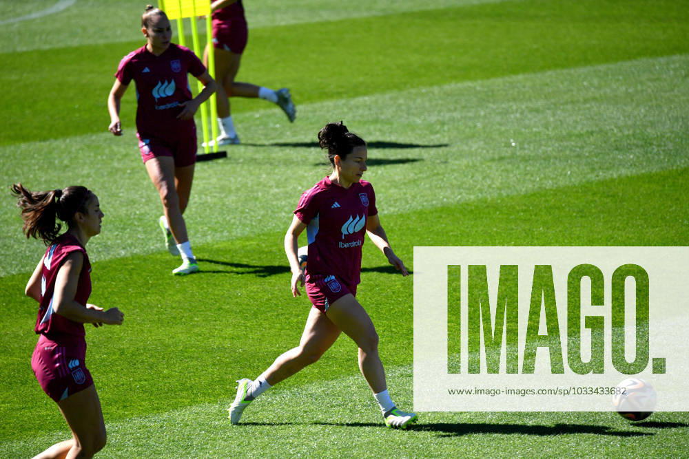 FIFA Fußball Frauen WM 2023, Nationalteam Spanien Training WWC23 SPAIN TRAINING, Members of the Spanish team are seen during a team training session at Leichhardt Oval, in Sydney, Thursday, August 17, 2023. ( NO ARCHIVING, , NO USE IN BOOKS WITHOUT CONSENT SYDNEY NSW AUSTRALIA