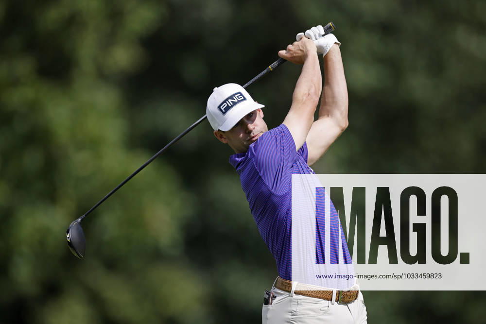 OLYMPIA FIELDS, IL - AUGUST 17: Taylor Moore of the United States hits a drive at the 7th hole during the first round of the BMW Championship at Olympia Fields Country Club on August 17, 2023 in Olympia Fields, Illinois. (Photo by Joe Robbins Icon Sportswire) GOLF: AUG 17 PGA, Golf Herren - BMW Championship Icon5732308170251