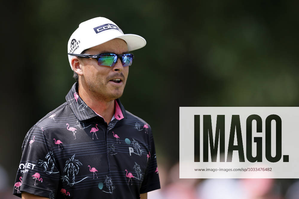OLYMPIA FIELDS, IL - AUGUST 18: Rickie Fowler of the United States walks to the tee at the 7th hole during the second round of the BMW Championship at Olympia Fields Country Club on August 18, 2023 in Olympia Fields, Illinois. (Photo by Joe Robbins Icon Sportswire) GOLF: AUG 18 PGA, Golf Herren - BMW Championship Icon5732308180192