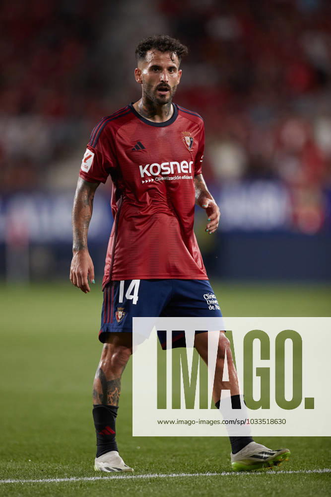 Ruben Garcia of CA Osasuna looks on during the LaLiga EA Sports match between CA Osasuna and Athletic Club at El Sadar on August 19, 2023, in Pamplona, Spain. PAMPLONA SPAIN - ZUMAa181 20230819_zaa_a181_217