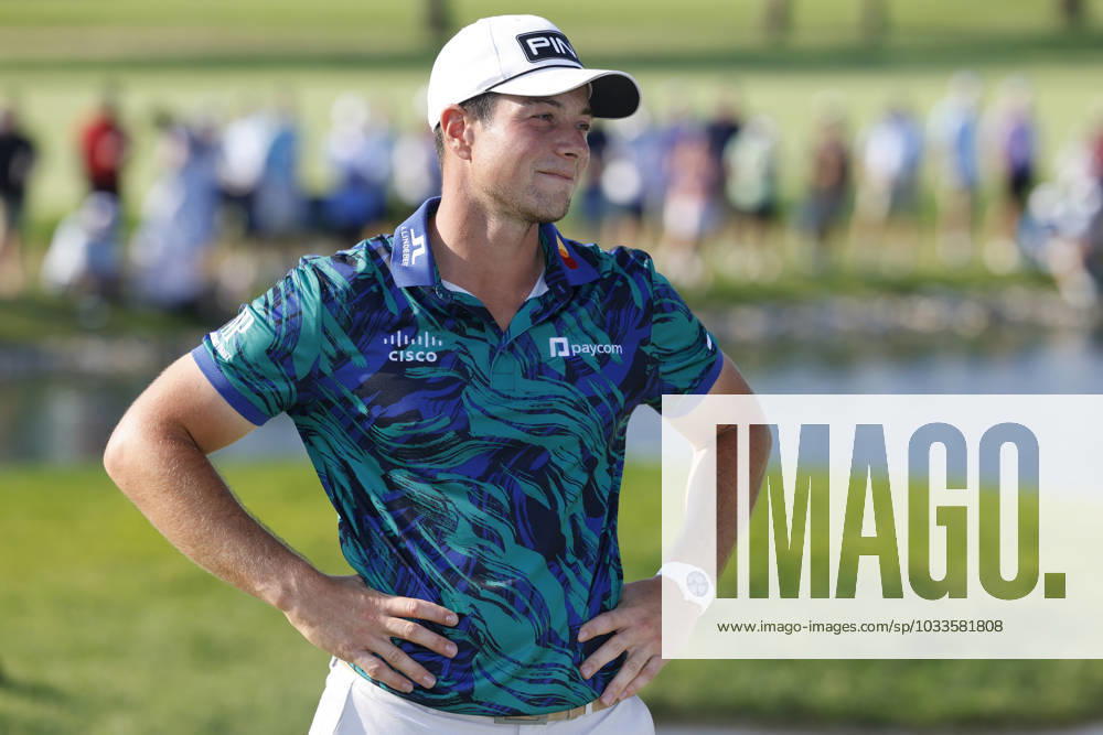 OLYMPIA FIELDS, IL - AUGUST 20: Viktor Hovland of Norway after winning the BMW Championship at Olympia Fields Country Club on August 18, 2023 in Olympia Fields, Illinois. (Photo by Joe Robbins Icon Sportswire) GOLF: AUG 20 PGA, Golf Herren - BMW Championship Icon5732308200444