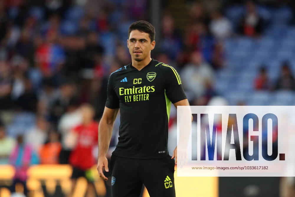 21st August 2023; Selhurst Park, Selhurst, London, England; Premier League Football, Crystal Palace versus Arsenal; Arsenal coach Carlos Cuesta ActionPlus12546193 KatiexChan Content restricted for UK based newspaper