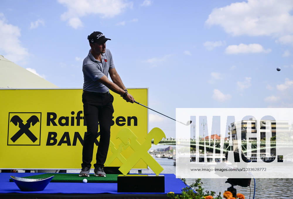 Golf player Jiri Zuska of Czech Republic in action during the ninth edition of the Czech Masters golf tournament of the European DP World Tour (24-27 August) in Prague, Czech Republic, August 22, 2023. (CTKxPhoto RomanxVondrous) CTKPhotoP2023082205372 CTKPhotoP2023082205372