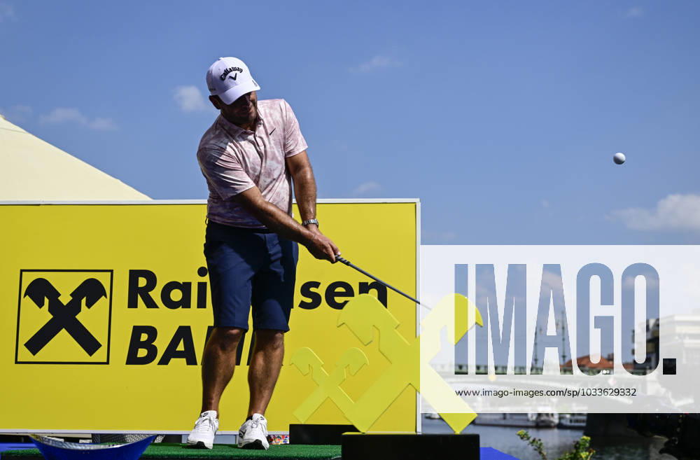Golf player Francesco Molinari of Italy in action during the ninth edition of the Czech Masters golf tournament of the European DP World Tour (24-27 August) in Prague, Czech Republic, August 22, 2023. (CTKxPhoto RomanxVondrous) CTKPhotoP2023082205450 CTKPhotoP2023082205450