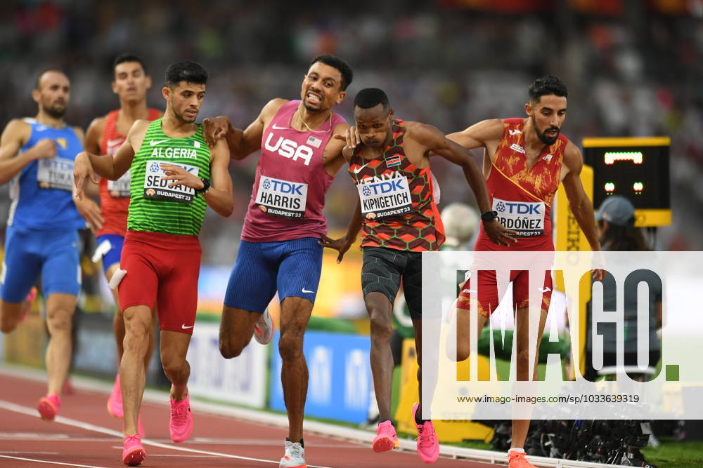 Isaiah HARRIS of US at the Men s 800m Heats at the World Athletics championships 2023 in Budapest Budapest Hungary - ZUMAs291 20230822_zip_s291_021