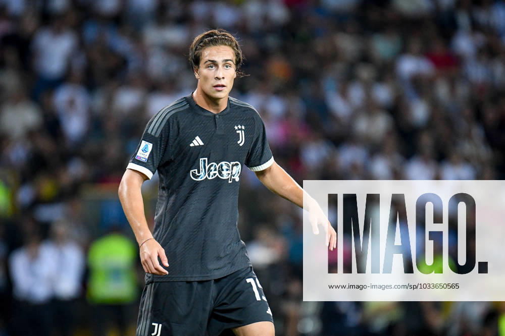 Italian soccer Serie A match - Udinese Calcio vs Juventus FC Juventus s Kenan Yildiz portrait during Udinese Calcio vs Juventus FC, Italian soccer Serie A match in Udine, Italy, August 20 2023 Udine Italy
