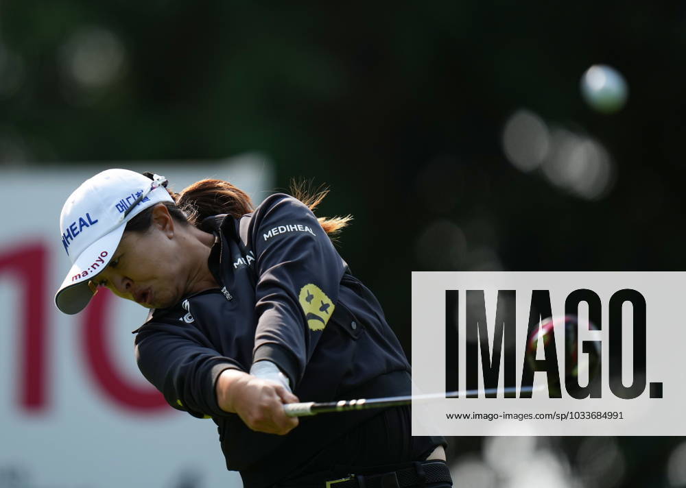 Sei Young Kim, of South Korea, hits her tee shot on the 10th hole during the first round at the LPGA, Golf Damen CPKC Canadian Women s Open golf tournament, in Vancouver, B.C., Thursday, Aug. 24, 2023. Kim Sei Young - ZUMAc35_ 20230824_zaf_c35_029