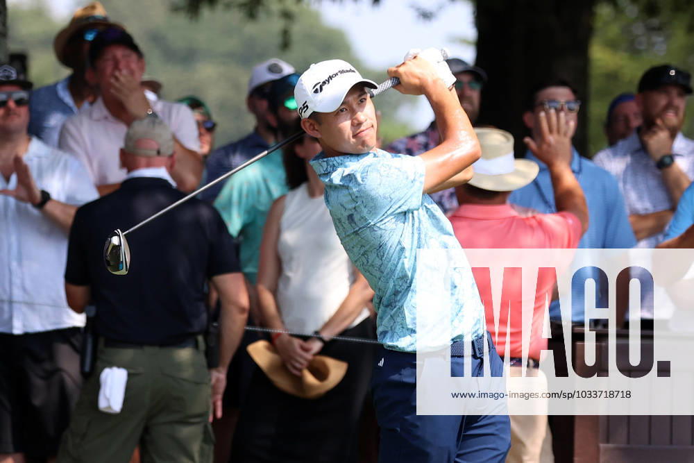 ATLANTA, GA - AUGUST 25: Collin Morikawa during the second round of the 2023 Tour Championship on August 25, 2023 at East Lake Golf Club in Atlanta, Georgia. (Photo by Michael Wade Icon Sportswire) GOLF: AUG 25 PGA, Golf Herren - TOUR Championship Icon23082501