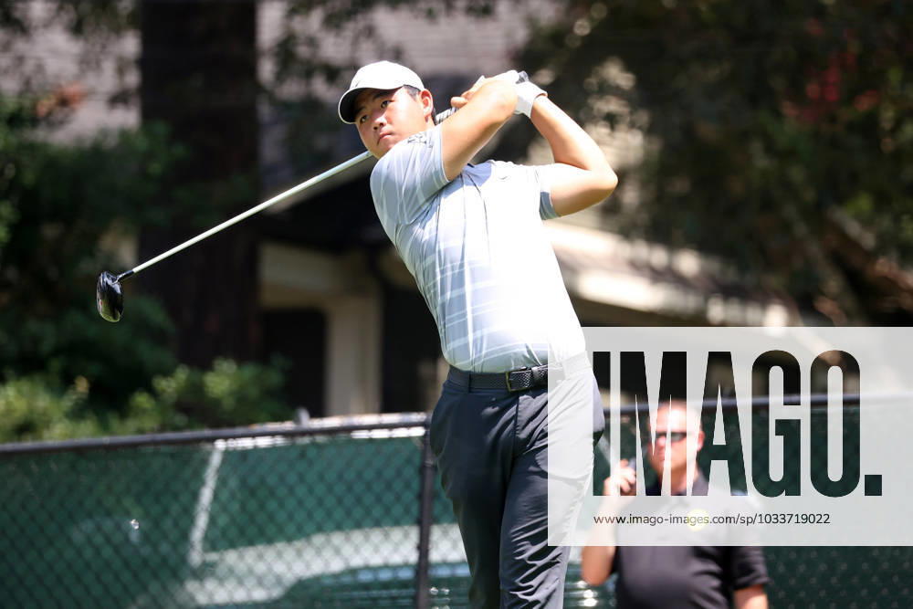 ATLANTA, GA - AUGUST 25: Tom Kim during the second round of the 2023 Tour Championship on August 25, 2023 at East Lake Golf Club in Atlanta, Georgia. (Photo by Michael Wade Icon Sportswire) GOLF: AUG 25 PGA, Golf Herren - TOUR Championship Icon23082522