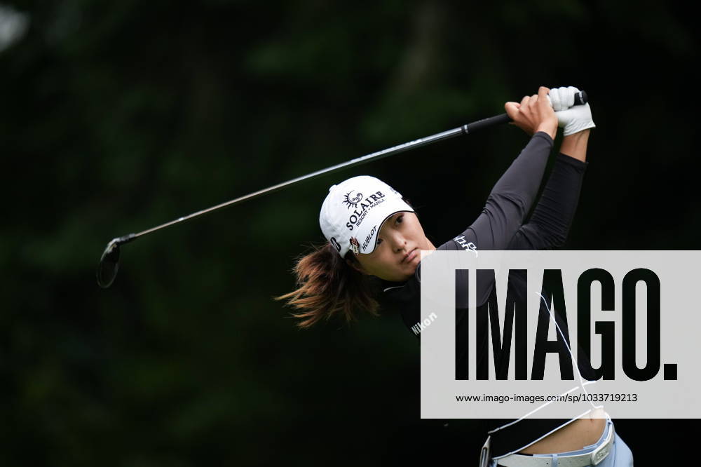 Jin Young Ko, of South Korea, hits her tee shot on the fourth hole during the second round at the LPGA, Golf Damen CPKC Canadian Women s Open golf tournament, in Vancouver, on Friday, August 25, 2023. Ko Jin Young - ZUMAc35_ 20230825_zaf_c35_064