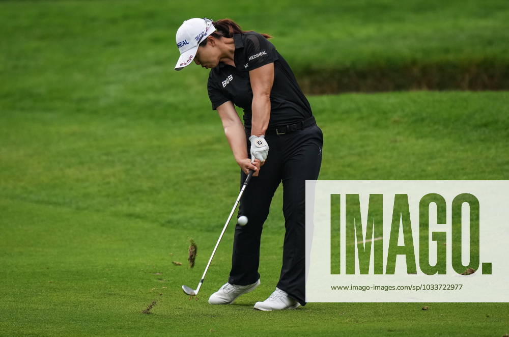 Sei Young Kim, of South Korea, hits her second shot on the 18th hole during the second round at the LPGA, Golf Damen CPKC Canadian Women s Open golf tournament, in Vancouver, on Friday, August 25, 2023. Kim Sei Young - ZUMAc35_ 20230825_zaf_c35_140