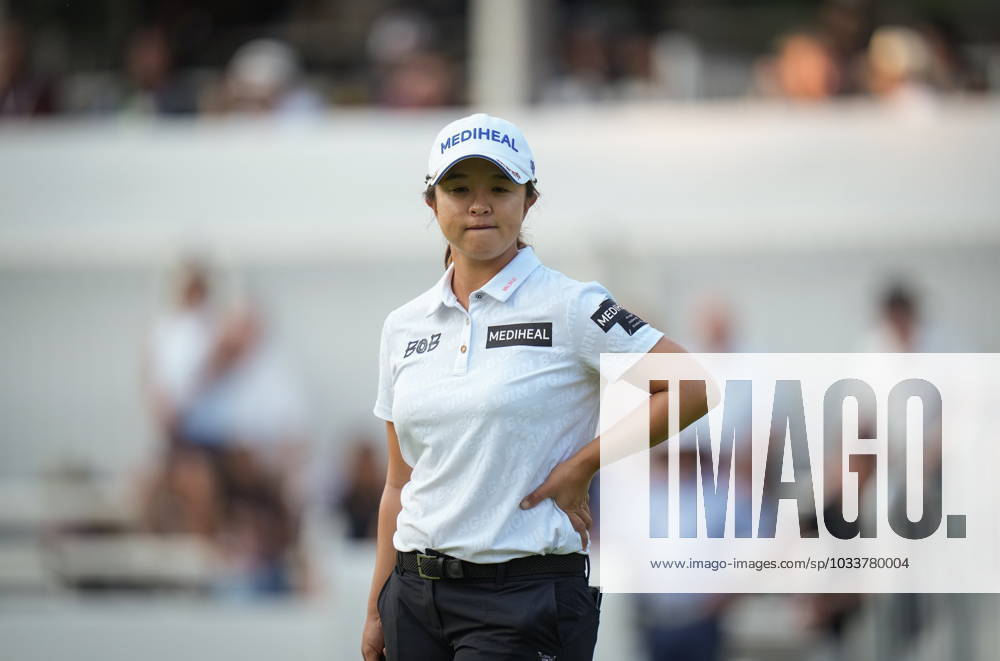 Sei Young Kim, of South Korea, waits to putt on the 18th hole during the third round at the LPGA, Golf Damen CPKC Canadian Women s Open golf tournament, in Vancouver, on Saturday, August 26, 2023. Kim Sei Young - ZUMAc35_ 20230826_zaf_c35_175