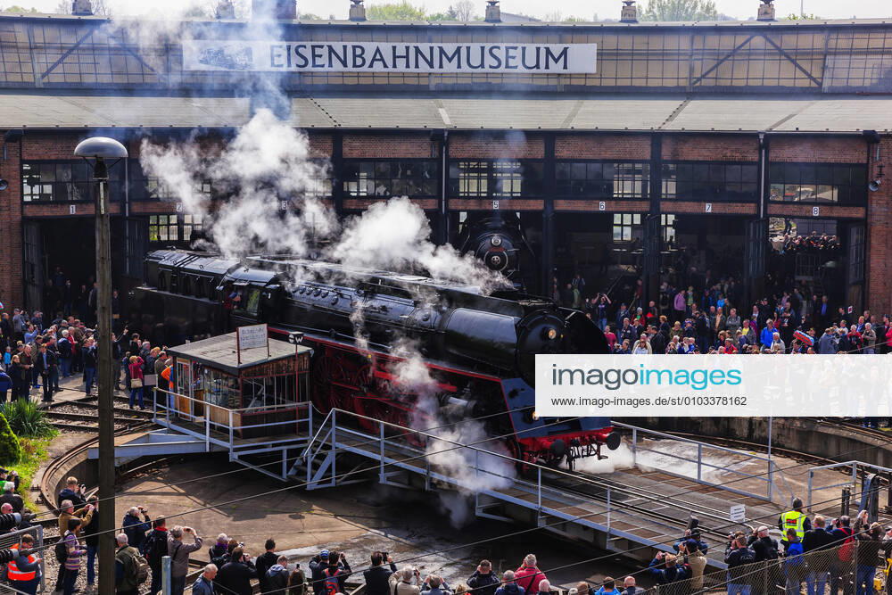 Dresden Steam Locomotive Meeting, 11 to 13 April 2014, around the Bw Dresden Altstadt, Numerous steam locomotives from all over Germany are presented The Dresden Altstadt railway depot is a former railway depot in Dresden Today, only a few parts of the original facilities still exist There is now the Dresden Railway Museum Altstadt Dresden