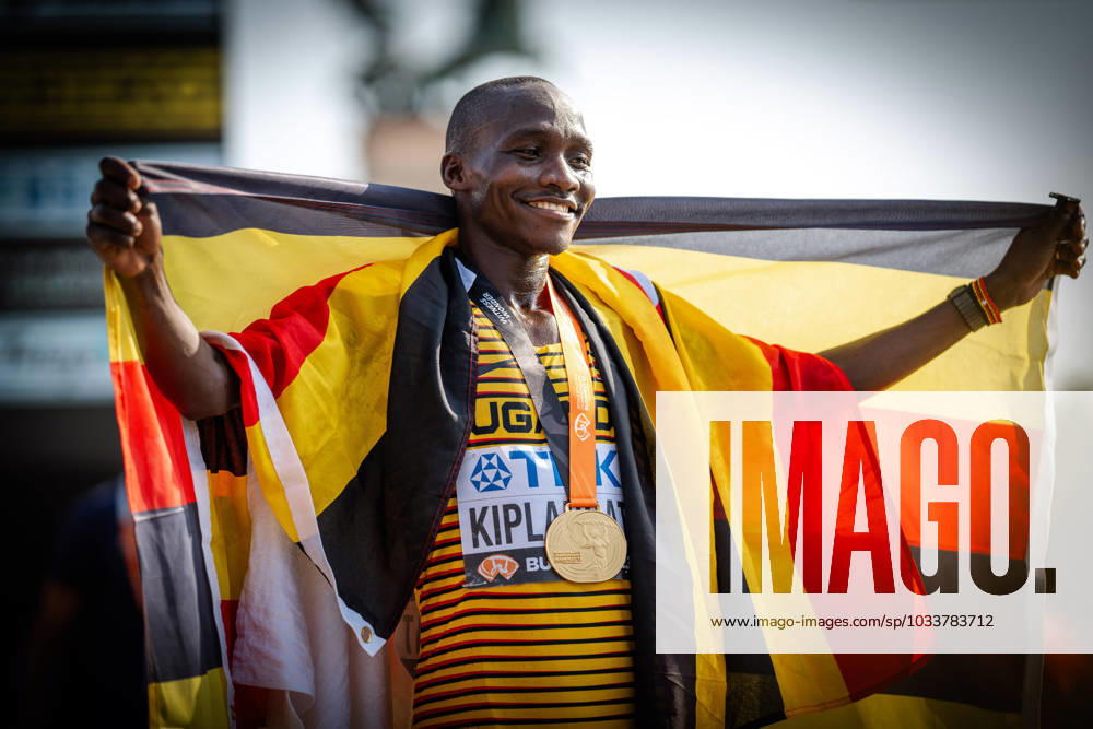 World Athletics Championships Budapest 23 Hungary, 27 08 2023 Victor Kiplangat UGA Uganda during the Marathon on Day 9 of the World Athletics Championships Budapest 23 at the National Athletics Centre in Budapest, Hungary on August 27, 2023