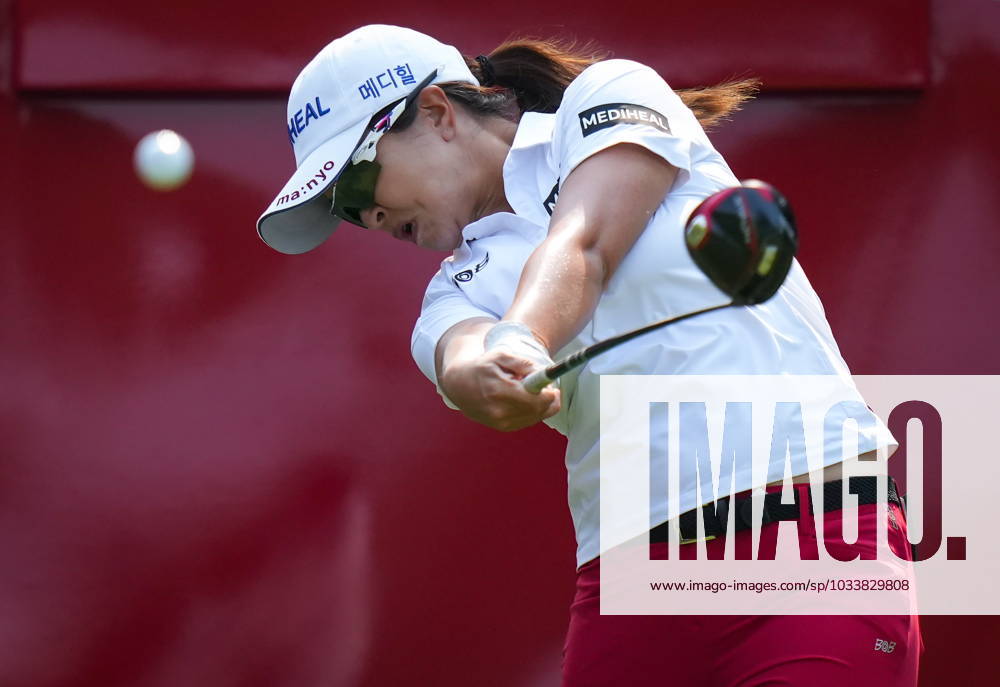 Sei Young Kim, of South Korea, hits her tee shot on the first hole during the final round at the LPGA, Golf Damen CPKC Canadian Women s Open golf tournament, in Vancouver, on Sunday, August 27, 2023. Kim Sei Young - ZUMAc35_ 20230827_zaf_c35_059