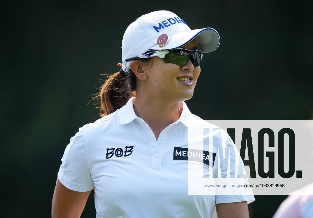 Sei Young Kim, of South Korea, smiles as she walks from the first tee during the final round at the LPGA, Golf Damen CPKC Canadian Women s Open golf tournament, in Vancouver, on Sunday, August 27, 2023. Kim Sei Young - ZUMAc35_ 20230827_zaf_c35_061